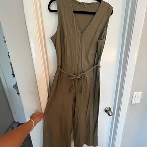 Green Olive Wonens Jumpsuit